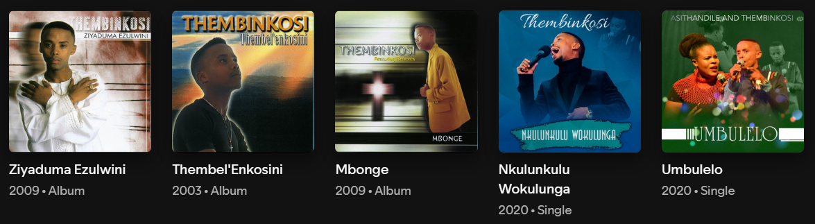 Thembinkosi Albums